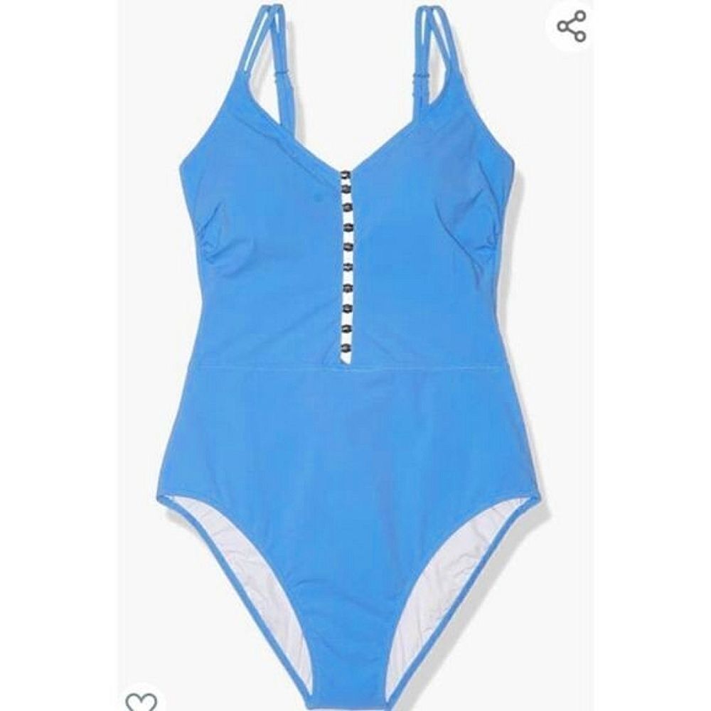 Profile by GOTTEX "Maharani Bondi Blue one piece  Swimsuit size 10